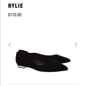 Schutz Rylie Flats in Black